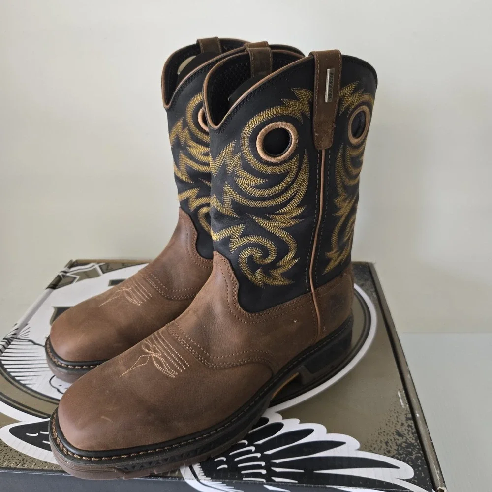 Georgia Boot Carbo-Tec LT Waterproof Pull-On Work Boot 12‎ W GB00266 Boots